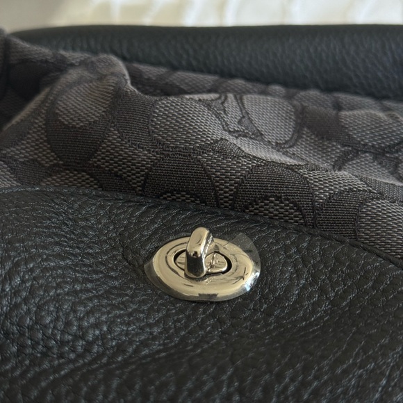 Coach | Billie Signature Backpack in Black/Gray and Silver hardware - Picture 10 of 10